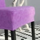thumbnail image 3 of Cubierta para silla con respaldo bajo fundas de funda de silla elástica para respaldo bajo corto silla taburete de bar silla púrpura Púrpura Magideal Cubierta para silla con respaldo bajo, 3 of 7