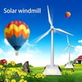 thumbnail image 2 of Puzle de ventilador giratorio con forma de molino de viento solar, juguete ensamblado, 2 of 5