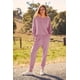 thumbnail image 3 of Conjunto Deportivo PRETTYGARDEN Mujer 2 Piezas Acanalado Rosa M, 3 of 8