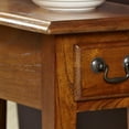 thumbnail image 3 of Leick Furniture Table d'Appoint en Bois pour Chaise, Fini Chêne Moyen, 3 of 9