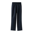 thumbnail image 6 of CPNG Kids Teenagers Boys Straight Dress Pants for Wedding School Formal Uniforms Pants Long Trousers Straight Leg Pants(Navy,12-13 Years), 6 of 8