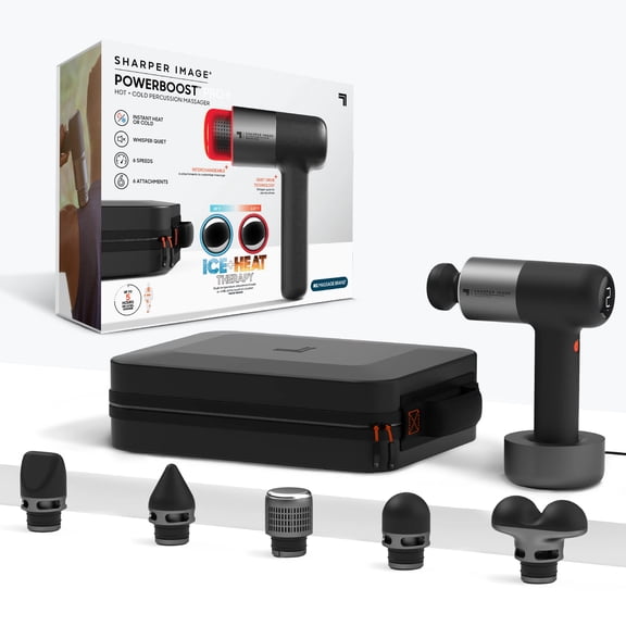 Masajeador de percusión Sharper Image Powerboost Pro+ Caliente/Frío