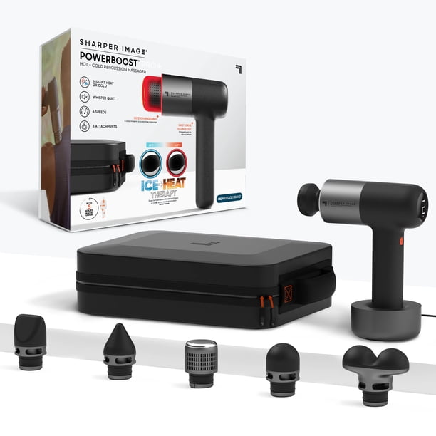 Masajeador de percusión Sharper Image Powerboost Pro+ Caliente/Frío
