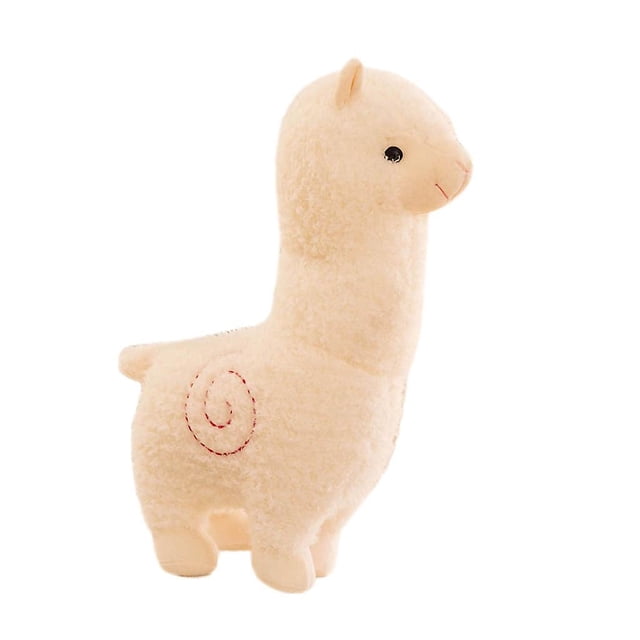 Almohada de peluche de alpaca para decoración del hogar, 28 cm