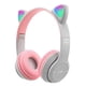 thumbnail image 2 of Gaming Headset Cat Ear Over-Ear Auriculares Stereo Bass para PC Teléfono (Gris) Sywqhk Para estrenar, 2 of 2