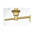 thumbnail image 4 of Living District Jaelynn 2-Light Iron & Glass Bath Sconce in Brass/Clear, 4 of 5