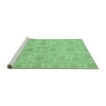 thumbnail image 2 of Ahgly Company Machine Washable Indoor Rectangle Abstract Turquoise Blue Modern Area Rugs, 7' x 9', 2 of 4