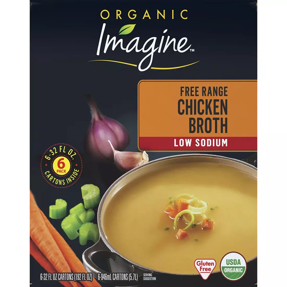 Imagine Organic LowSodium Chicken Broth 6 Ct. 32 oz.