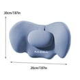 thumbnail image 4 of Car Neck Pillow Memory Foam, Ergonomic Headrest Cushion for Pressure Relief and Travel Comfort, Breathable Soft Support for Car Seats, Airplane, Office, and Long Driving, 4 of 8
