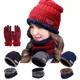 thumbnail image 1 of Gorros Bufanda Guantes Conjunto Frio Invierno Unisex De Lana, 1 of 8