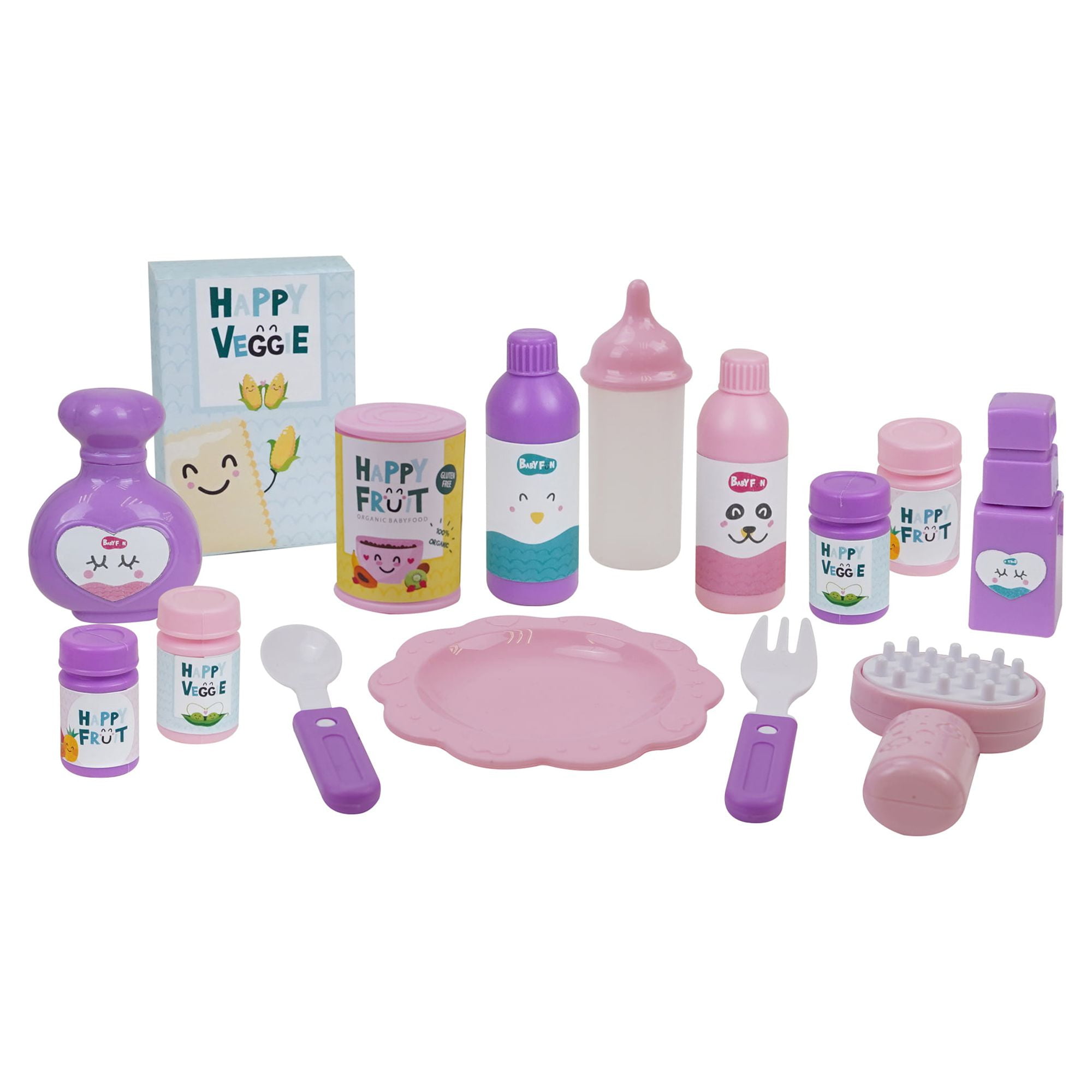 509 Crew Stroll n Play & Care Set Foldable Doll Accessories with Diaper Bag, Multicolor, 21 Pieces