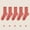 Watermelon Red, variant on Viluyesy Crew Socks for Womens, Breathable Cotton Solid Stretch Mid-Tube Casual Basic Socks 5-Pack Coffee