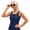 Navy Blue, variant on Women’s Adaptive Swim Tankini Zip Front Adjustable Straps Easy Dressing Swimsuit Top Swimwear Navy Blue S