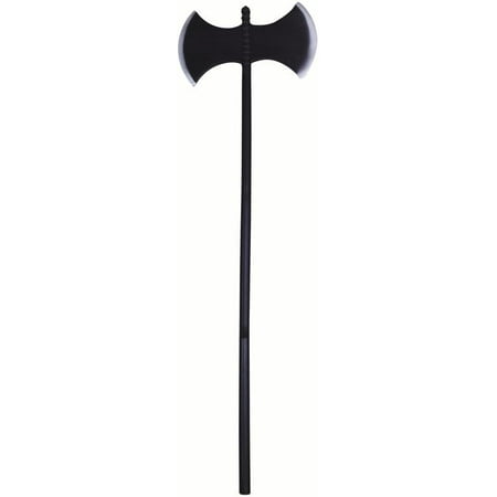 Star Power Halloween Medieval Warrior Costume Battle Axe, Black, 38