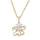 thumbnail image 1 of Collar de cristal para mujer con colgante de pulpo y diamantes de imitación multifacéticos (dorado), 1 of 8
