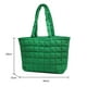 thumbnail image 3 of Bolso Mano Un Hombro Algodón A Cuadros Con Bordado Acolchado Otoño E Invierno 6451 (verde) Verde, 3 of 9