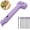 Purple, variant on Multifunctional Camping Hammer with 8 Pegs, Heavy-Duty Tent Stake Driver & Peg Puller Mallet for Camping, Hiking and Backpacking