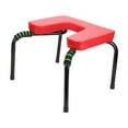 thumbnail image 3 of jinwen Yoga Headstand Bench Inversion Chair PU Pads Strong Steel Frame Core Strength Building Headstand Yoga Headstand Stool Red WITH Mat, 3 of 9
