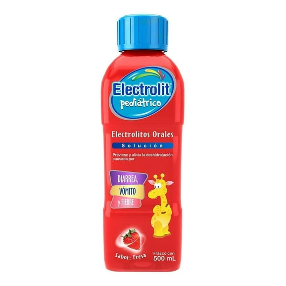 Suero oral Electrolit pediátrico sabor fresa 500 ml