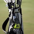 thumbnail image 4 of Golf Valuables Pouch with Drawstrings Golf Tee Bag Waterproof Nylon Golf Tee Pouch for Men and Women(Black and Yellow)$$Sport & Recreation Other, 4 of 7