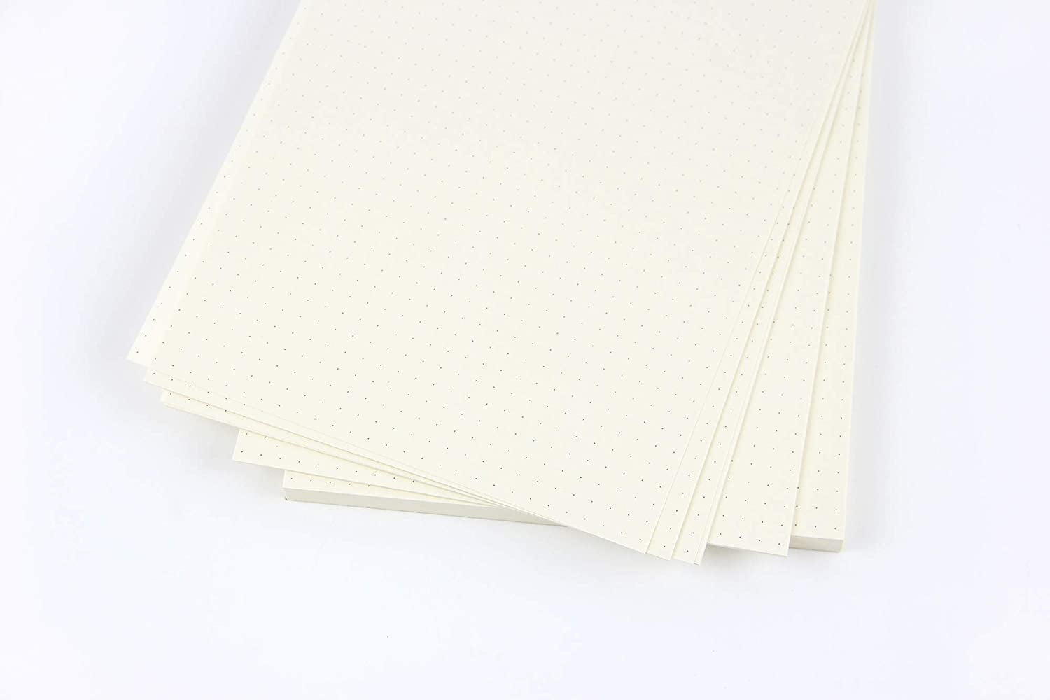 A6 Blank Refill Paper - 100 Sheets/200 Pages, 6-Hole Punched For Filofax Personal Binders, 100gsm White Paper