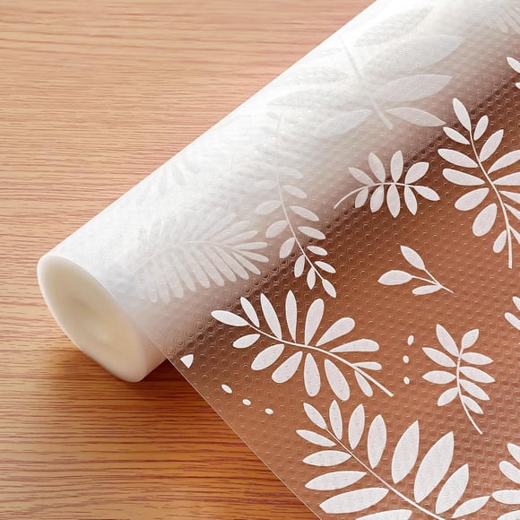 Cooyes Doublures d'Étagère et de Tiroir pour Armoires de Cuisine, Doublure d'Armoire Non Adhésive, Tapis de Tiroir Antidérapants Durables et Imperméables en EVA pour Étagères, Réfrigérateur, Rangement, Bureaux 11,8 Pouces L x 360 Pouces H