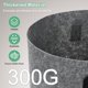 thumbnail image 5 of Uxcell 5 Pack Bolsas de Cultivo para Plantas 1 Galón Bolsas de Cultivo de Tela Gruesa de 300G con Asas Macetas de Jardín en Gris, 5 of 7