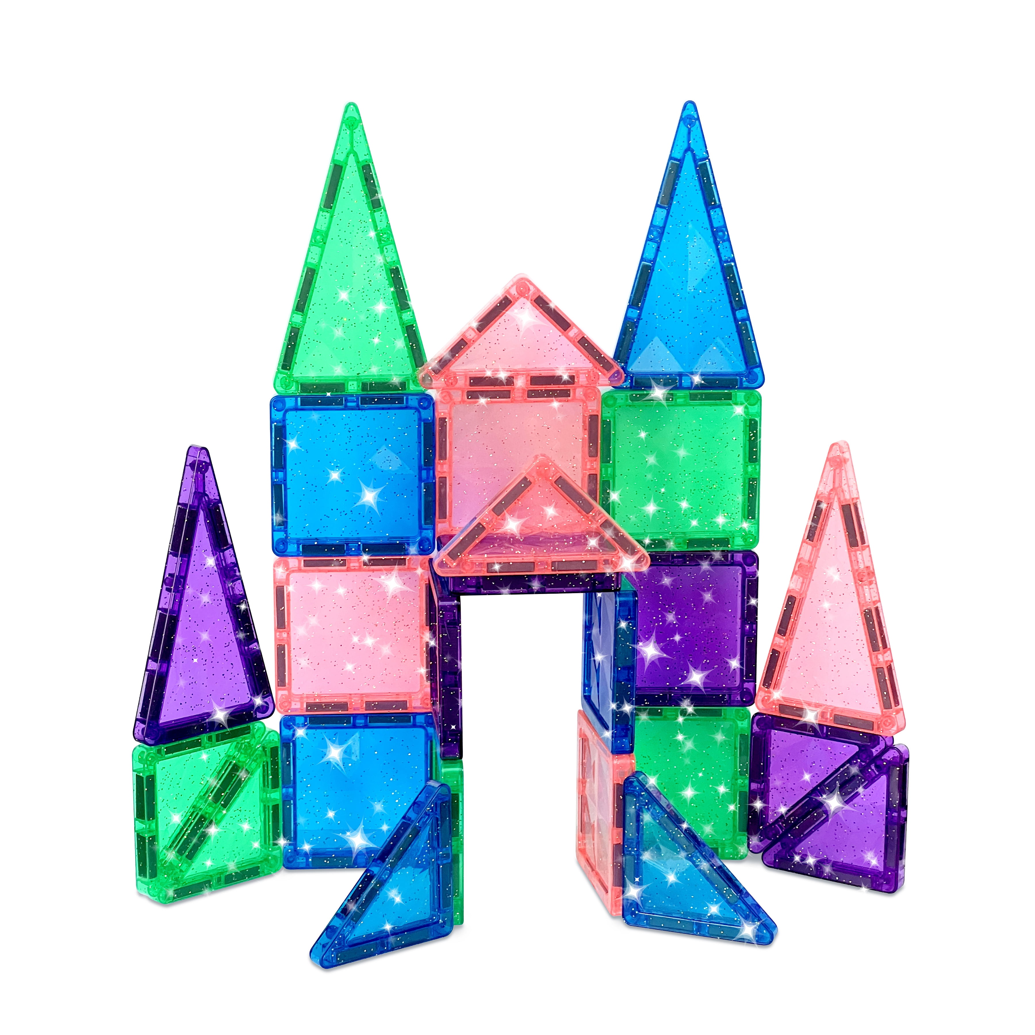 CreateOn Crayola Glitter Mini Magnetic PIP-Tiles 24-Piece Set