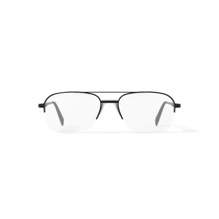 Stetson Men's ST239 Square Prescription Eyeglasses with Case, Gunmetal