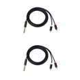 thumbnail image 2 of Bearachild Cable de audio OFC Conductor de cobre libre de oxígeno Carcasa de aleación de aluminio Adaptador fácil de aplicar Alambre de PVC Type2 NO2, 2 of 6