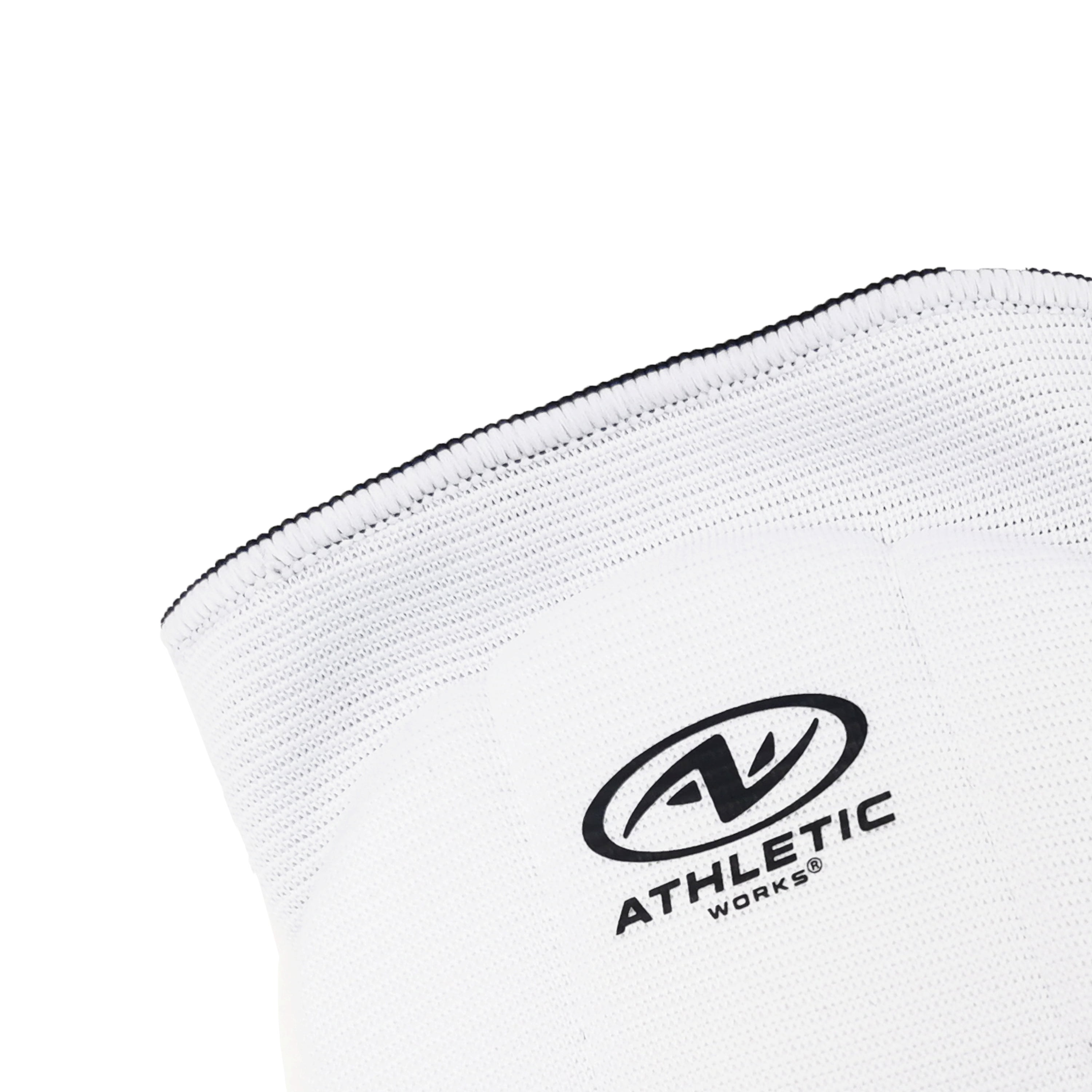 Athletic Works Volleyball Cushion Knee Pads, Reversible Black and White, 6.25" x 6"