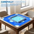 thumbnail image 3 of Threns Mahjong Mat with Rules, 31.5 Inch Square Mahjong Mats for Table, Quiet Noise Reduction Table Mat with Black Carrying Bag for Poker, Board Games, Tiles Game and Dominoes, 3 of 8