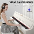 thumbnail image 3 of Piano digital UISCOM UMP-90 de 88 teclas con soporte y pedales triples, 3 of 6