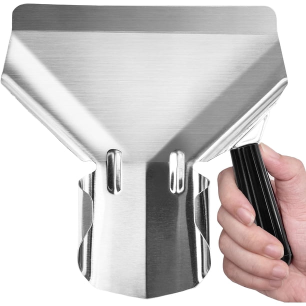 Cuchara Dosificadora de Acero Inoxidable para Palomitas y Papas Fritas de 22.7 cm Herramienta de Llenado Rápido para Bolsas Cajas Dulces Hielo y Snacks