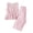 Pink, variant on LYHaoo Kids Girls Summer Outfit Cute Bow Sleeveless Blouse With Casual Striped Pants Girls Outfit Sets Sizes 7-8 Years(Pink)