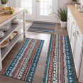 thumbnail image 2 of Multicolor Christmas Reindeer Pattern Kitchen Rugs Sets Of 3,Kitchen Runner Rugs Non Skid Washable,Decorative Kitchen Floor Mats for Kitchen,Sink,Laundry,17"x30"+ 17"x47" + 17"x59", 2 of 6