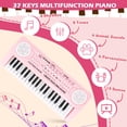 thumbnail image 2 of Teclado Piano M SANMERSEN 37 teclas con micrófono para niños, 2 of 9