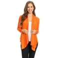 thumbnail image 2 of Women's Solid Open Front Long Sleeve Lightweight Soft Basic Sweater Cardigan, 2 of 4