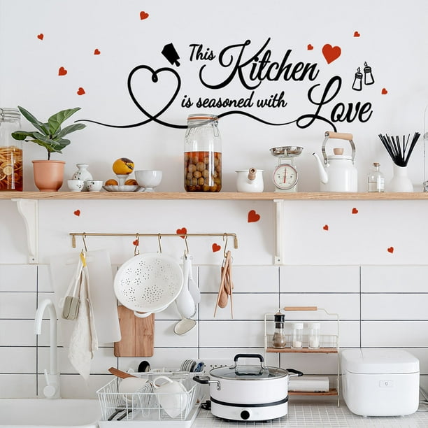 Sticker Muraux pour cuisine Ustensiles de cuisine