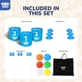thumbnail image 4 of Set de juego de golf TOY Life Golf Bucket de 3 hoyos para toda la familia, 4 of 9