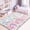 Multicolor, variant on Soft Fluffy Shaggy Area Rug, 4'x6' Tie-Dyed Khaki Anti-Slip Plush Fuzzy Carpet for Living Room Bedroom Nursery Home Decor