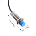 thumbnail image 2 of Luxshiny 1Jgo Sensor Inductivo De Proximidad Azul Para Control Industrial Con Protección De Polaridad Revertida, 2 of 8
