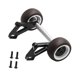 thumbnail image 4 of Rueda delantera para coche RC, barra de caballito de aluminio, rueda trasera para coche RC, soporte delantero Negro, 4 of 9