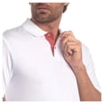 thumbnail image 3 of Playera Polo Riders Talla M Manga Corta Botones Blanco, 3 of 4