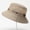 Khaki, variant on Men's Summer Mesh Bucket Hat Wide Brim Outdoor Fishing Hiking Sun Protection Cap