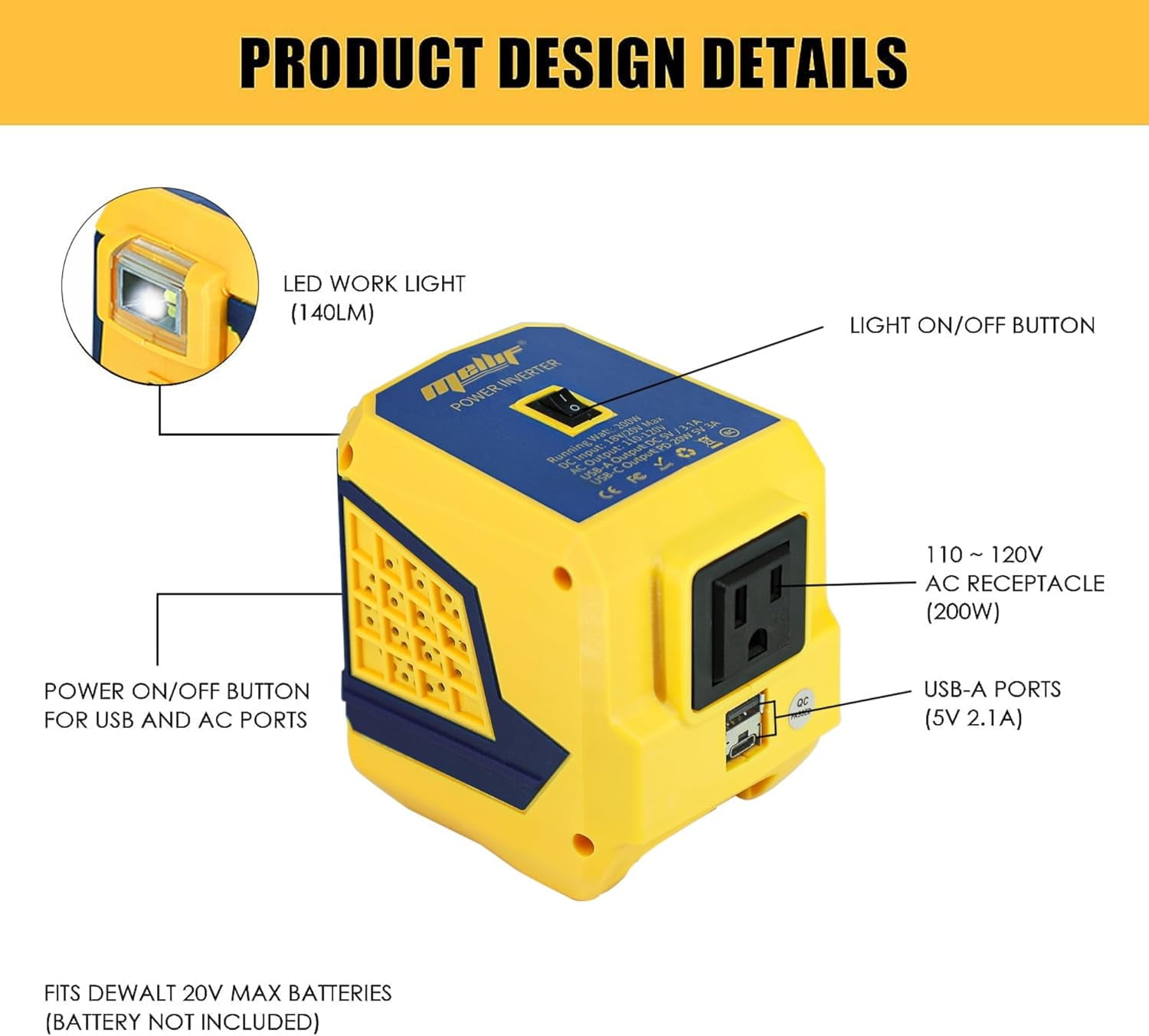 Dewalt 20v power inverter sale