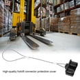 thumbnail image 4 of 10Pcs Black Forklift Connector Dust Cap Hardware Accessory Hard Texture Plastic 50A, 4 of 14