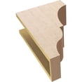 thumbnail image 6 of 6"W x 12"D x 18"H Classic Asheboro Rough Cedar Woodgrain TimberThane Corbel, Primed Tan, 6 of 6