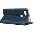 thumbnail image 4 of Google Pixel 3 XL Case with Wrist Strap, Classic PU Leather Wallet Case Slim Flip Folio with Card Holder,Kickstand Feature Magnet Closure Case Cover for Google Pixel 3 XL 6.3",Navy Blue, 4 of 9