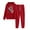 Red, variant on Womens Sweatsuits 2 Piece Outfits Trendy Heart Graphic Hoodies Sweatshirt Jogger Sweatpant Comfy Lounge Set Tracksuit